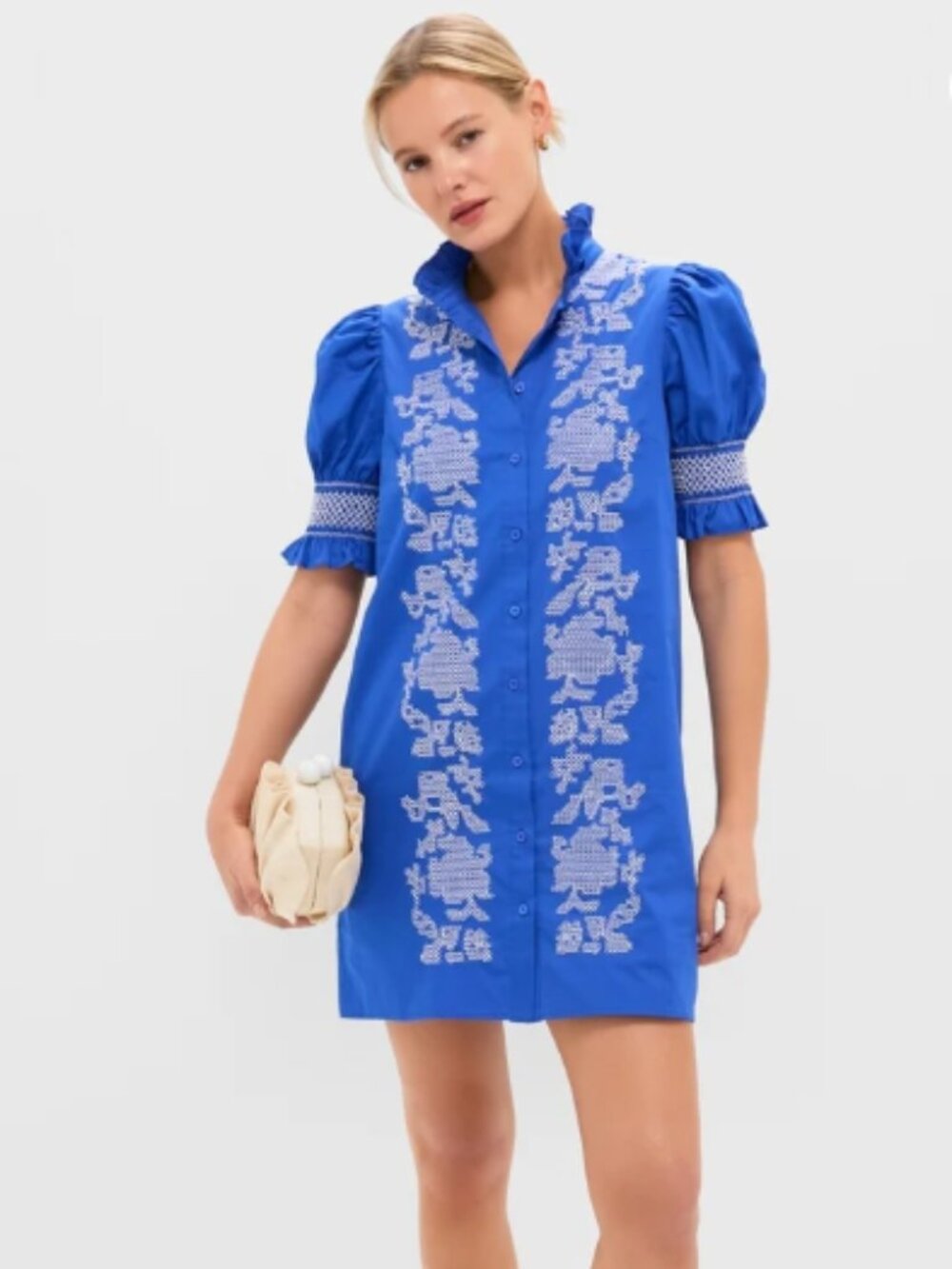 NWT S Tuckernuck - Hyacinth House Blue dress